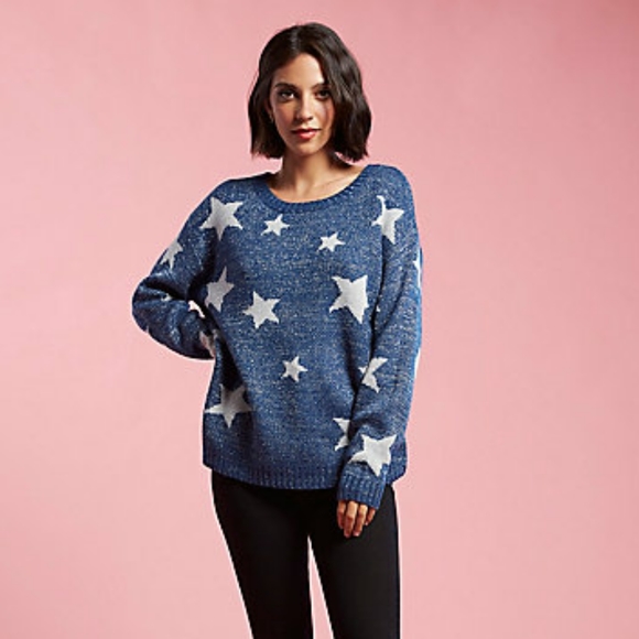 Coraline Movie Silver Star Sweater 